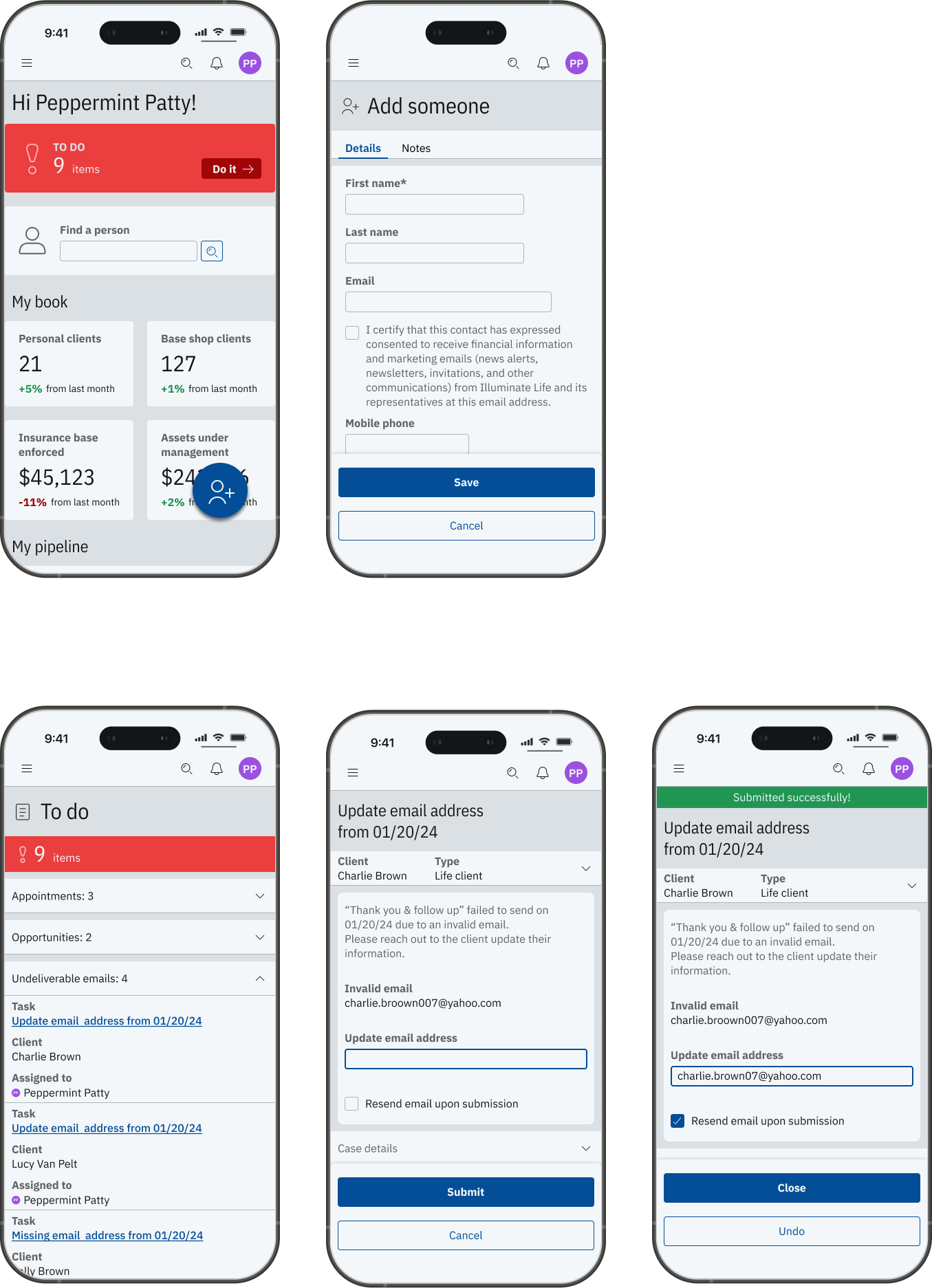 the U X and dev workflow